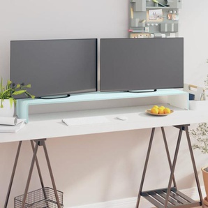 TV-Aufsatz/Monitorerhöhung Glas Grün 120x30x13 cm