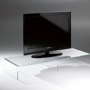 TV-Bank PLACES OF STYLE Remus Sideboards Gr. B/H/T: 120 cm x 15 cm x 40 cm, farblos (transparent) TV-Sideboards aus Acrylglas in drei Farben und Breiten, Fernsehtisch