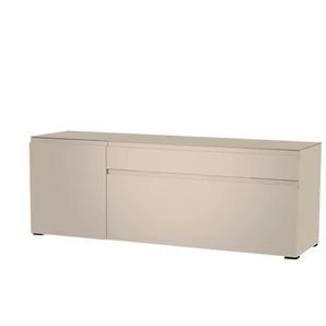 TV Board - creme - Materialmix - 160 cm - 58 cm - cm 45,0 | Möbel Kraft
