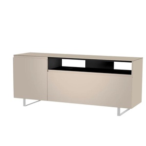 TV Board - creme - Materialmix - 160 cm - 66 cm - cm 45,0 | Möbel Kraft