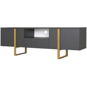 TV-Board - grau - Materialmix - 177 cm - 59 cm - 43 cm | Möbel Kraft