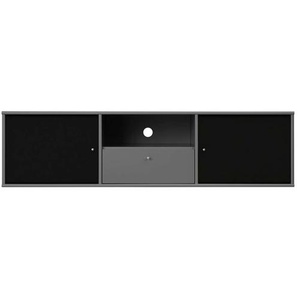 TV-Board HAMMEL FURNITURE Mistral Fernsehschrank, Medienmöbel, Hängend Sideboards Gr. B/H: 161,5 cm x 41,6 cm, 1, grau (anthrazit) TV-Lowboards