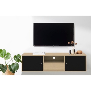 TV-Board HAMMEL FURNITURE Mistral Fernsehschrank, Medienmöbel, Hängend Sideboards Gr. B/H/T: 161,5 cm x 42 cm x 45 cm, 1, weiß (eiche pigmentiert) TV-Lowboards