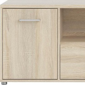 TV-Board HOME AFFAIRE Match Sideboards Gr. B/H/T: 155,6 cm x 50,9 cm x 39,1 cm, 1, braun (eichefarben) TV-Lowboards mit einer Kabeldurchführung, pflegeleichte Oberfläche, Breite 155,6 cm