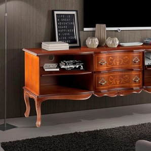 TV-Board HOME AFFAIRE Peschiera Sideboards Gr. B/H/T: 158 cm x 60 cm x 37 cm, 2, braun (nuss) TV-Lowboards Breite 158 cm