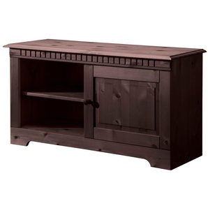 TV-Board HOME AFFAIRE Sideboards Gr. B/H/T: 94 cm x 50 cm x 35 cm, braun (dunkelbraun) TV-Lowboards Breite 94 cm, Belastbarkeit bis 75 kg