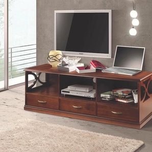 TV-Board HOME AFFAIRE TV-Board Benaco Sideboards Gr. B/H/T: 150 cm x 48 cm x 48 cm, 3, braun (nuss) TV-Lowboards Breite 150 cm