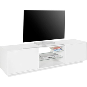 TV-Board INOSIGN bloom Sideboards Gr. B/H/T: 180 cm x 46 cm x 41,4 cm, weiß (weißhg) TV-Lowboards