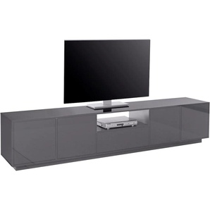 TV-Board INOSIGN bloom Sideboards Gr. B/H/T: 220 cm x 46 cm x 41,4 cm, 1, schwarz (anthrazit hochglanz) TV-Lowboards Breite ca. 220 cm