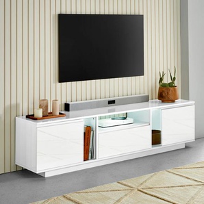 TV-Board INOSIGN Elegant Sideboards Gr. B/H/T: 180,2 cm x 40 cm x 40 cm, weiß TV-Lowboards Breite ca. 180 cm
