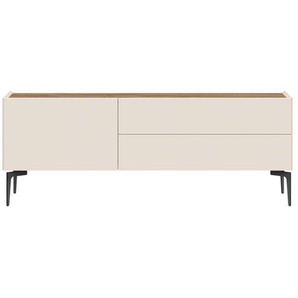 TV-Board PLACES OF STYLE Sky45 Sideboards Gr. B/H/T: 148 cm x 56 cm x 47 cm, Breite 148 cm, 2, beige (cashmere farbe) TV-Lowboards