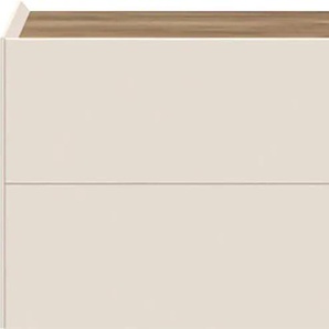 TV-Board PLACES OF STYLE Sky45 Sideboards Gr. B/H/T: 90 cm x 37 cm x 47 cm, Breite 90 cm, 2, beige (cashmere farbe) TV-Lowboards Lackiert mit wasserbasiertem UV-Lack