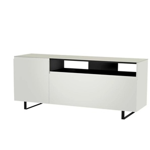 TV Board - weiß - Materialmix - 160 cm - 66 cm - cm 45,0 | Möbel Kraft
