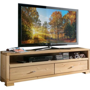 TV-Board WOHN[GLÜCK]LICH BY INFANTIL Vita Sideboards Gr. B/H/T: 160 cm x 51 cm x 43 cm, 2, beige (gelaugt) TV-Lowboards