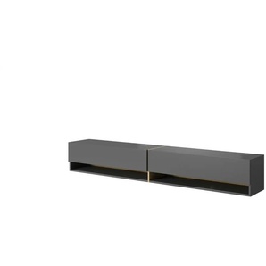 TV-Element - grau - Materialmix - 200 cm - 30 cm | Möbel Kraft