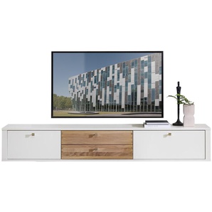 TV-Hängeelement Arktis, Eiche/weiß