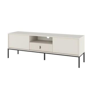TV-Lowboard - beige - Materialmix - 154 cm - 52 cm - cm 39,0 | Möbel Kraft
