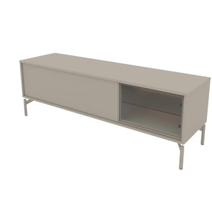 TV-Lowboard - beige - Materialmix - 155 cm - 52 cm - cm 43,0 | Möbel Kraft