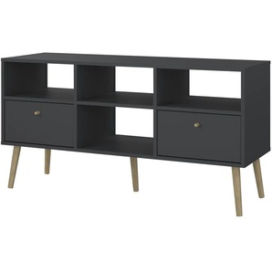 TV-Lowboard  Bonito ¦ grau ¦ Maße (cm): B: 117,2 H: 60,8 T: 39.1