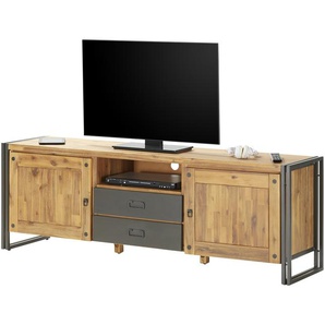 TV-Lowboard Soft-Close-System Detroit ¦ holzfarben ¦ Maße (cm): B: 178 H: 60 T: 42.0