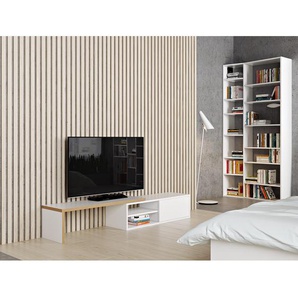 TV-Lowboard Echo Auflageelement & Lowboard: MDF Mitteldichte Holzfaserplatte , lackiert Kanten: MDF Mitteldichte Holzfaserplatte , furniert