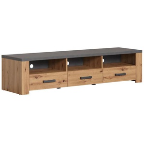 TV-Lowboard Follow, Artisan Eiche Nachbildung