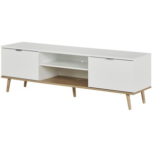 TV-Lowboard  Gallese ¦ weiß ¦ Maße (cm): B: 160 H: 50 T: 40.0
