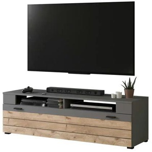 TV Lowboard ¦ grau ¦ Maße (cm): B: 140 H: 43