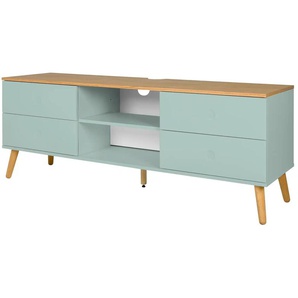 TV Lowboard - grün - Materialmix - 162 cm - 60 cm - cm 43,0 | Möbel Kraft