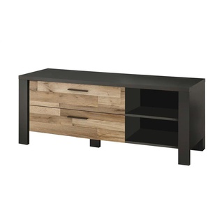 TV-Lowboard - holzfarben - Materialmix - 138 cm - 54 cm - cm 46,0 | Möbel Kraft