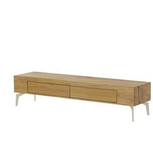TV-Lowboard - holzfarben - Materialmix - 160 cm - 40 cm - cm 37,0 | Möbel Kraft