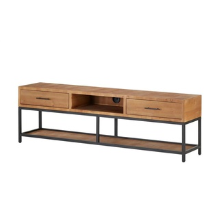 TV-Lowboard - holzfarben - Materialmix - 180 cm - 55 cm - cm 40,0 | Möbel Kraft