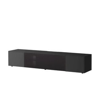 TV-Lowboard Huara | schwarz | 200 cm | 36 cm | cm 43,0 |