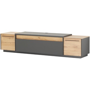 TV Lowboard  Light Line 10 ¦ grau ¦ Maße (cm): B: 223 H: 50 T: 50.0