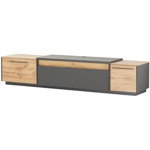 TV Lowboard  Light Line 10 ¦ grau ¦ Maße (cm): B: 250 H: 50 T: 50.0