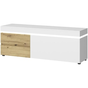 TV-Lowboard Luci | weiß | 151 cm | 57 cm | cm 48,0 |