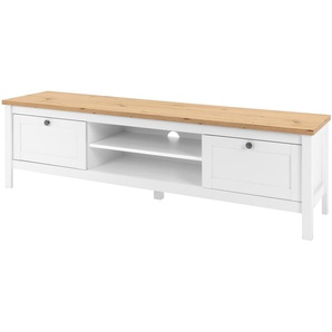 TV-Lowboard Mazzano ¦ weiß ¦ Maße (cm): B: 160 H: 45 T: 40.0