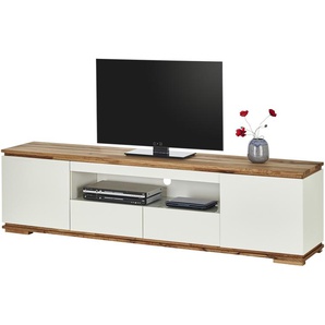 TV-Lowboard  Messina ¦ weiß ¦ Maße (cm): B: 202 H: 54 T: 40