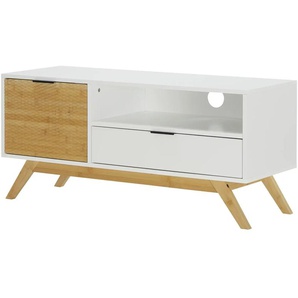 TV Lowboard  Nanto ¦ weiß ¦ Maße (cm): B: 110 H: 50 T: 40.0