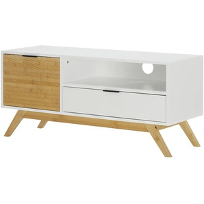 TV-Lowboard Nayon | weiß | 110 cm | 50 cm | cm 40,0 |