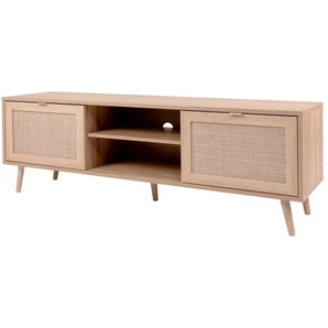 TV-Lowboard  Rafia ¦ holzfarben ¦ Maße (cm): B: 150 H: 52 T: 40.0