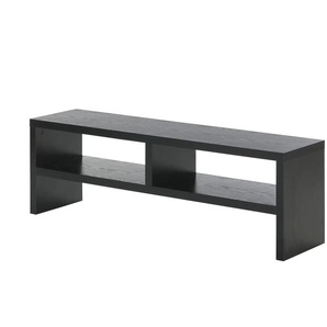 TV-Lowboard - schwarz - Materialmix - 140 cm - 45 cm - cm 35,0 | Möbel Kraft