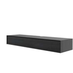 TV-Lowboard - schwarz - Materialmix - 160 cm - 22 cm - cm 43,0 | Möbel Kraft
