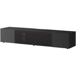 TV-Lowboard  Stream Premium ¦ schwarz ¦ Maße (cm): B: 200 H: 36 T: 43.0