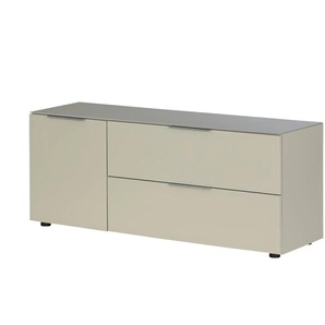 TV-Lowboard  Vitreo Neo ¦ beige ¦ Maße (cm): B: 135 H: 55 T: 40.0