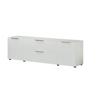 TV-Lowboard  Vitreo Neo ¦ weiß ¦ Maße (cm): B: 180 H: 55 T: 40.0