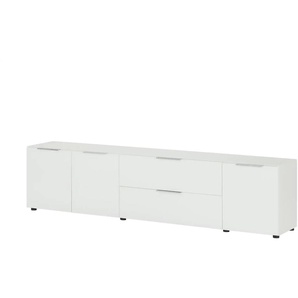 TV-Lowboard  Vitreo Neo ¦ weiß ¦ Maße (cm): B: 226 H: 55 T: 40.0