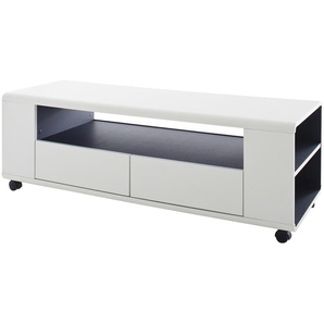 TV-Lowboard - weiß - Materialmix - 119 cm - 46 cm - 43 cm | Möbel Kraft