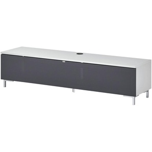 TV-Lowboard - weiß - Materialmix - 160 cm - 39 cm - 40 cm | Möbel Kraft
