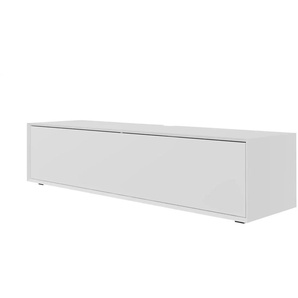 TV-Lowboard - weiß - Materialmix - 160 cm - 36 cm - cm 43,0 | Möbel Kraft